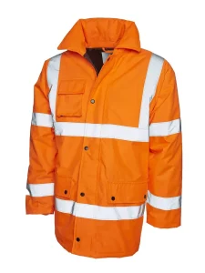 Uneek Road Safety Jacket - Orange