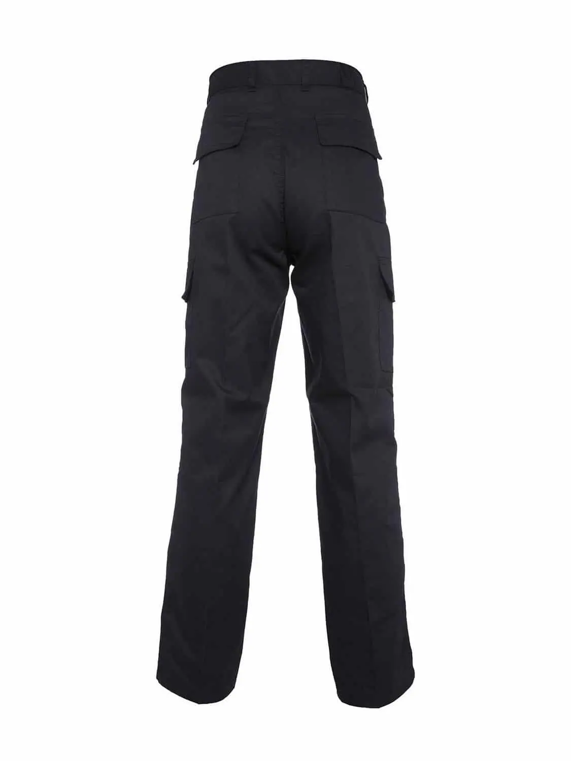 Uneek Cargo Trouser with Knee Pad Pockets - Black, Back