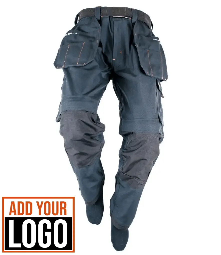 133-U222 Unbreakable Harrior Extreme Black Hi-Vis Trousers