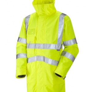 Leo Workwear Clovelly ISO 20471 Cl 3 Breathable Executive Anorak