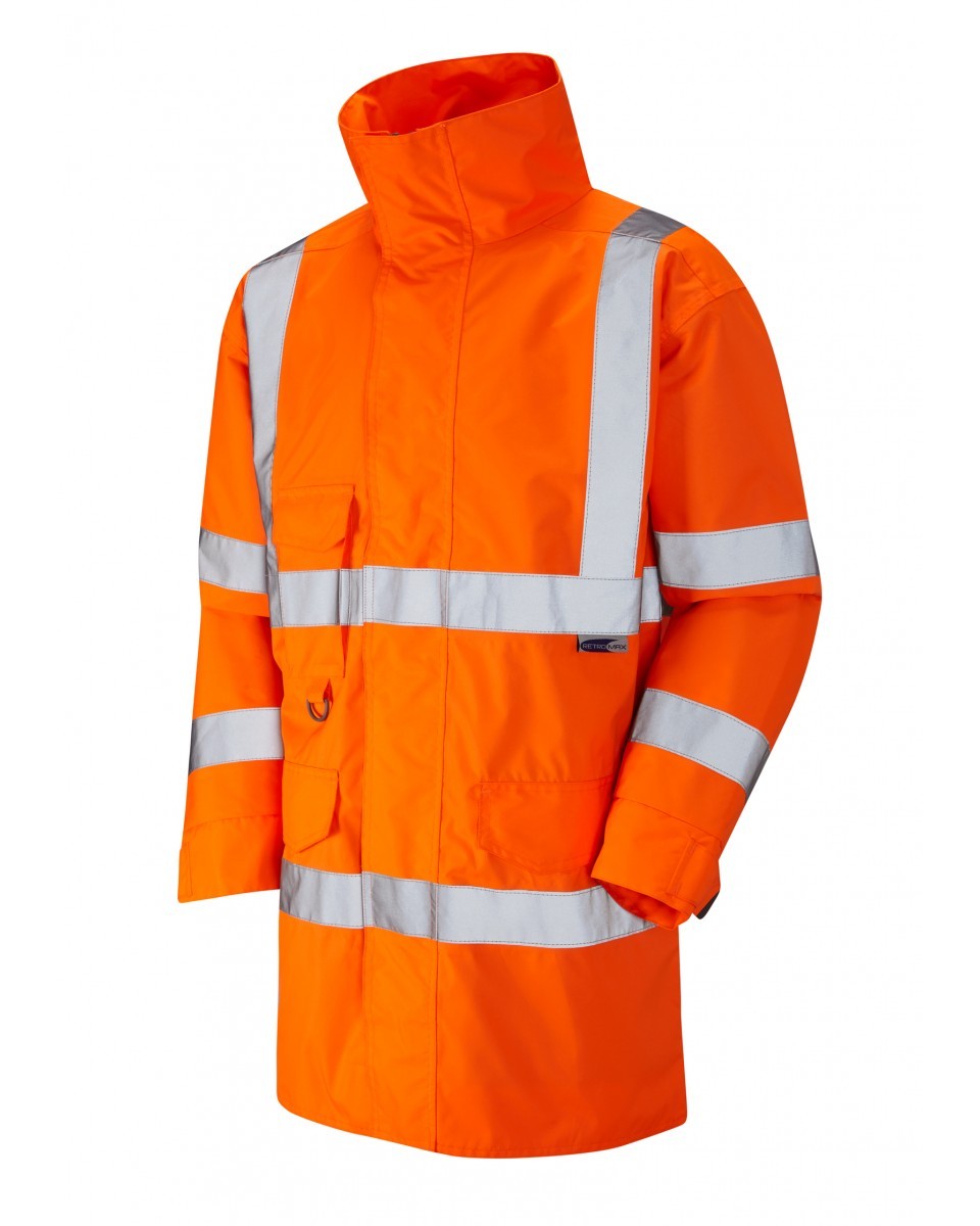 Leo Workwear Torridge ISO 20471 Cl 3 Breathable Lightweight Anorak