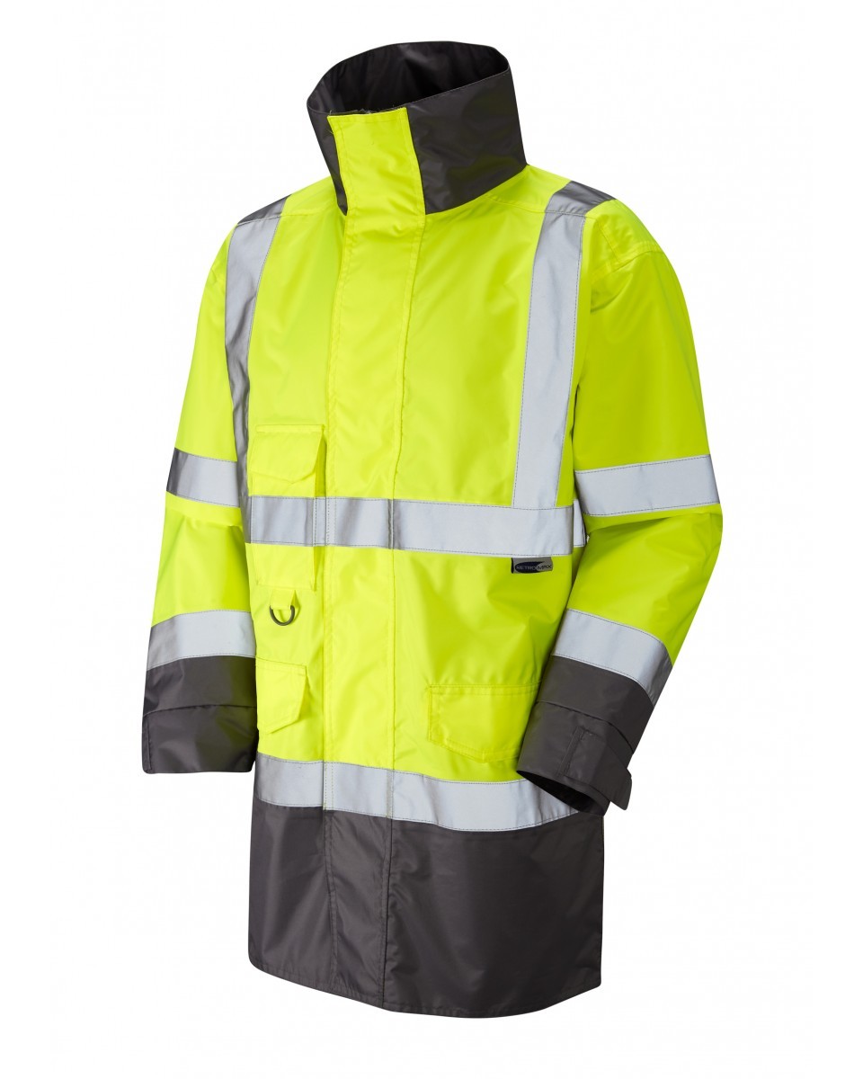 Leo Workwear Torridge ISO 20471 Cl 3 Breathable Lightweight Anorak