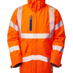 Leo Workwear Marisco ISO 20471 Cl 3 High Performance Waterproof Anorak