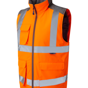 Leo Workwear Torrington ISO 20471 Cl 2 Bodywarmer