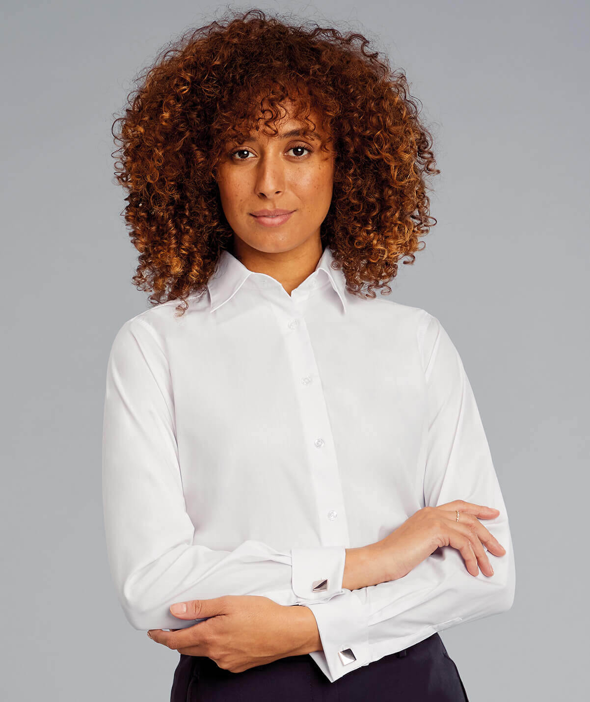 Disley Caitlyn Double Cuff Work Shirt