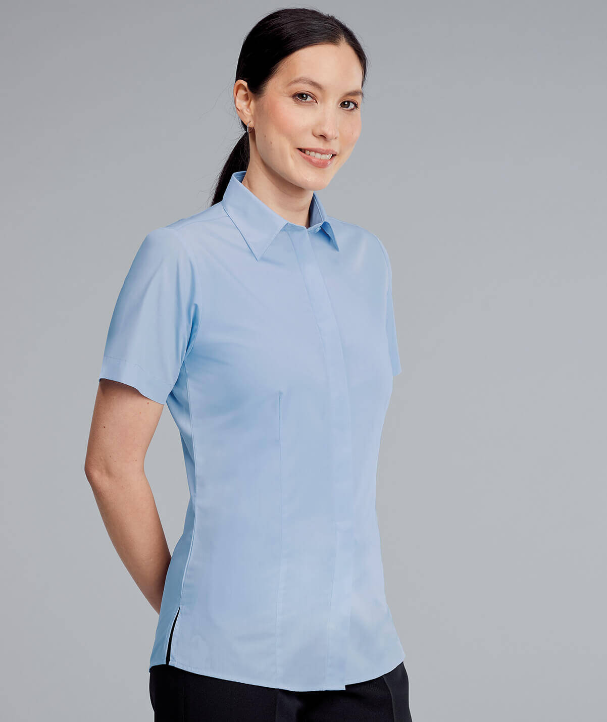 Disley Classic Fly Front Blouse
