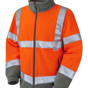 Leo Workwear Hartland ISO 20471 Cl 3 Fleece Jacket