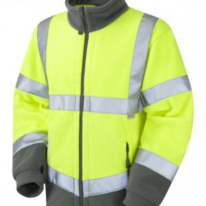 Leo Workwear Hartland ISO 20471 Cl 3 Fleece Jacket