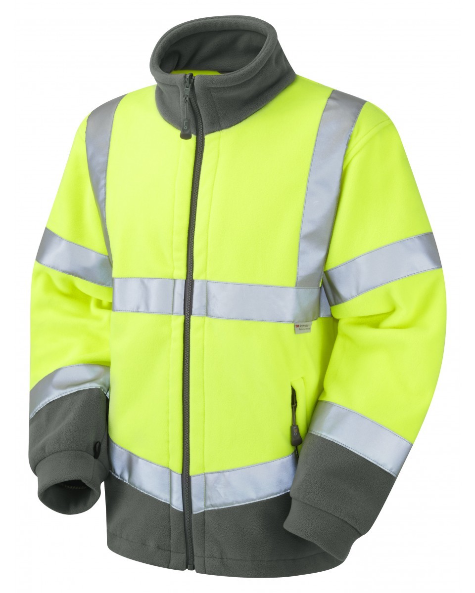 Leo Workwear Hartland ISO 20471 Cl 3 Fleece Jacket