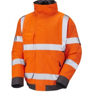 Leo Workwear Chivenor ISO 20471 Cl 3 Bomber Jacket