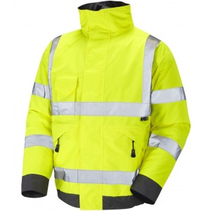 Leo Workwear Chivenor ISO 20471 Cl 3 Bomber Jacket