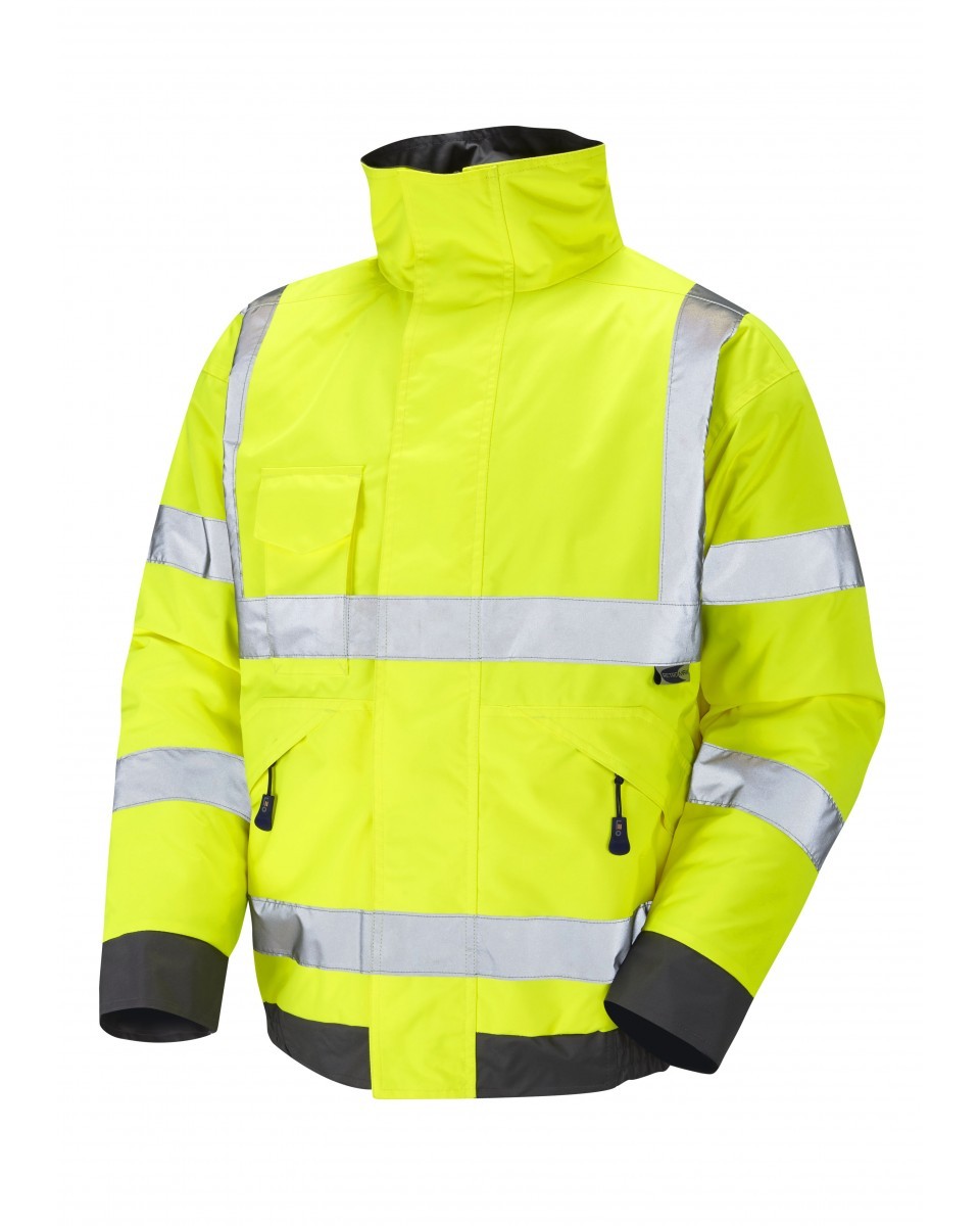 Leo Workwear Chivenor ISO 20471 Cl 3 Bomber Jacket