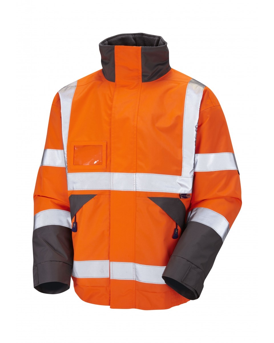 Leo Workwear Bickington ISO 20471 Cl 3 Superior Bomber Jacket