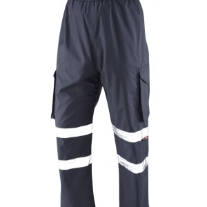 Leo Workwear Appledore Cargo Style Reflective Overtrouser