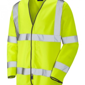 Leo Workwear Shirwell ISO 20471 Cl 3 Sleeved Waistcoat