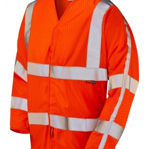 Leo Workwear Sticklepath ISO 20471 Cl 3 Lfs 3/4 Sleeve (En 14116/En 1149)