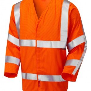 Leo Workwear Sticklepath ISO 20471 Cl 3 Lfs 3/4 Sleeve (En 14116/En 1149)