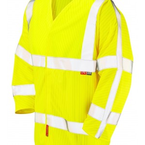 Leo Workwear Sticklepath ISO 20471 Cl 3 Lfs 3/4 Sleeve (En 14116/En 1149)