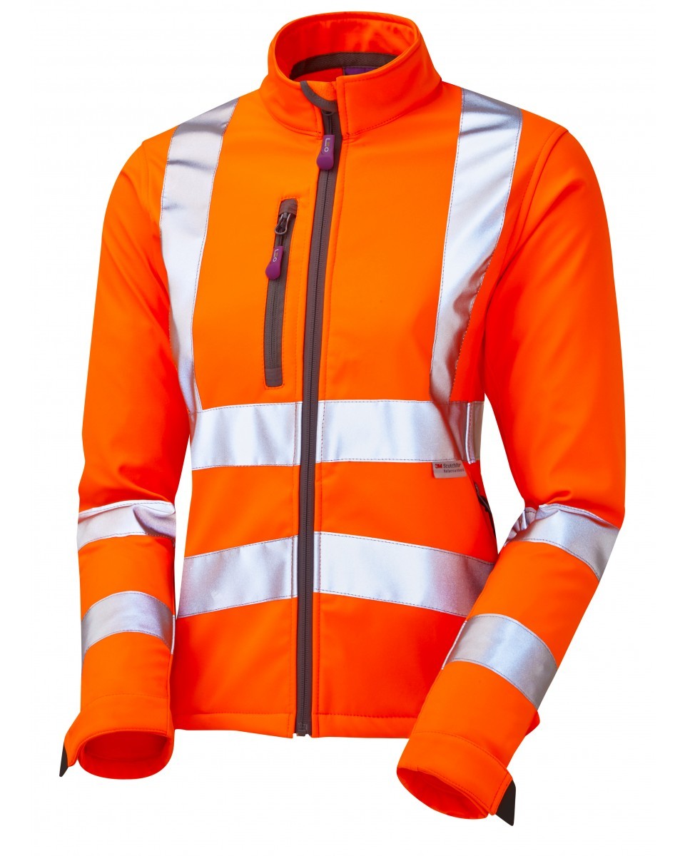 Leo Workwear Honeywell ISO 20471 Cl 2 Women's Softshell Jacket