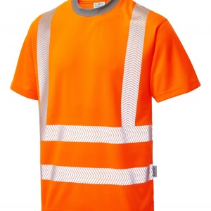 Leo Workwear Larkstone ISO 20471 Cl 2 Coolviz Plus T-Shirt