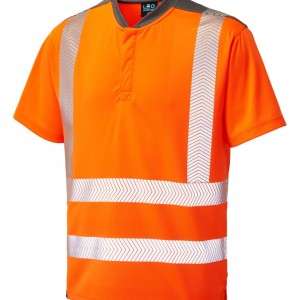 Leo Workwear Putsborough ISO 20471 Cl 2 Performance T-Shirt