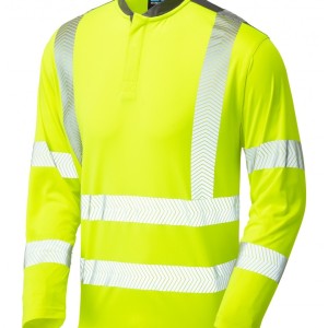 Leo Workwear Capstone ISO 20471 Cl 3 Coolviz Plus Sleeved T-Shirt