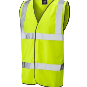 Leo Workwear Tarka ISO 20471 Cl 2 Waistcoat