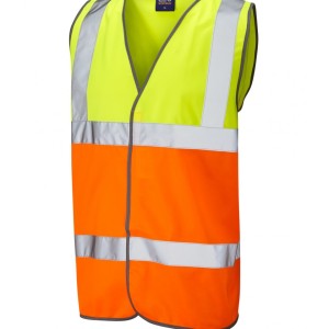 Leo Workwear Tarka ISO 20471 Cl 2 Waistcoat