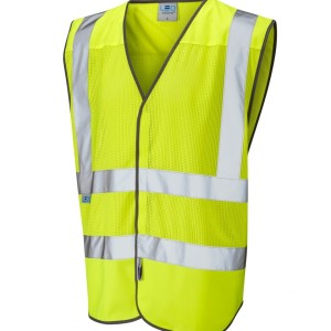 Leo Workwear Arlington ISO 20471 Cl 2 Coolviz Waistcoat