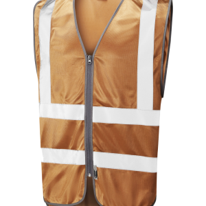 Leo Workwear Commodore Reflective Zip Waistcoat