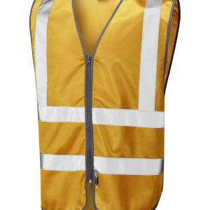 Leo Workwear Commodore Reflective Zip Waistcoat