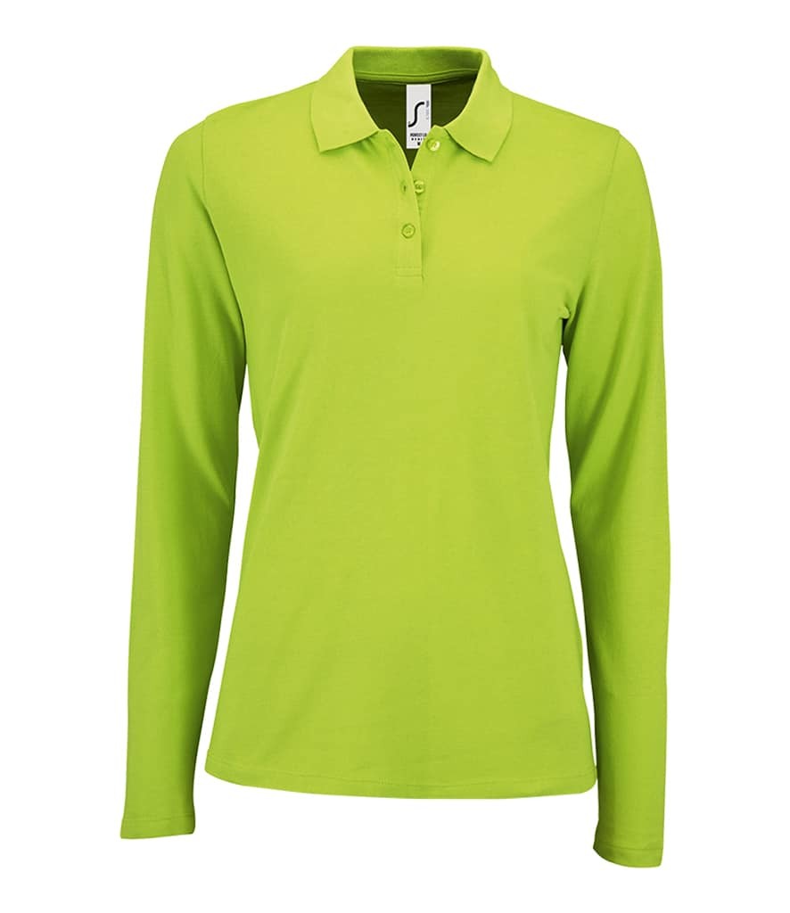 SOL'S Ladies Perfect Long Sleeve Pique © Polo Shirt