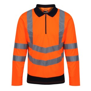 Men's Regatta Pro Hi-Vis Ls Polo Shirt