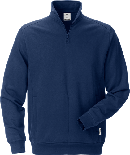 Men's Fristads Half Zip Sweatshirt 7607 Sm