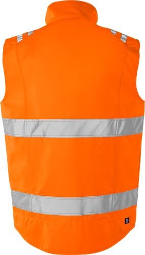 Men's Fristads High Vis Green Waistcoat Class 2 5067 Gplu