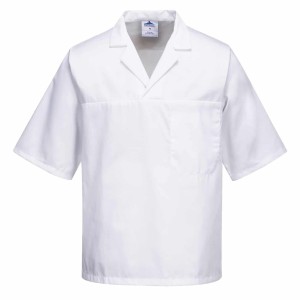 Portwest Bakers Shirt Short Slv.