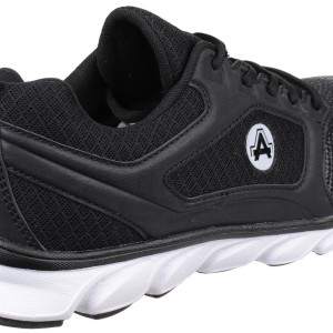 AS707 Lightweight Non Leather Black Safety Trainer
