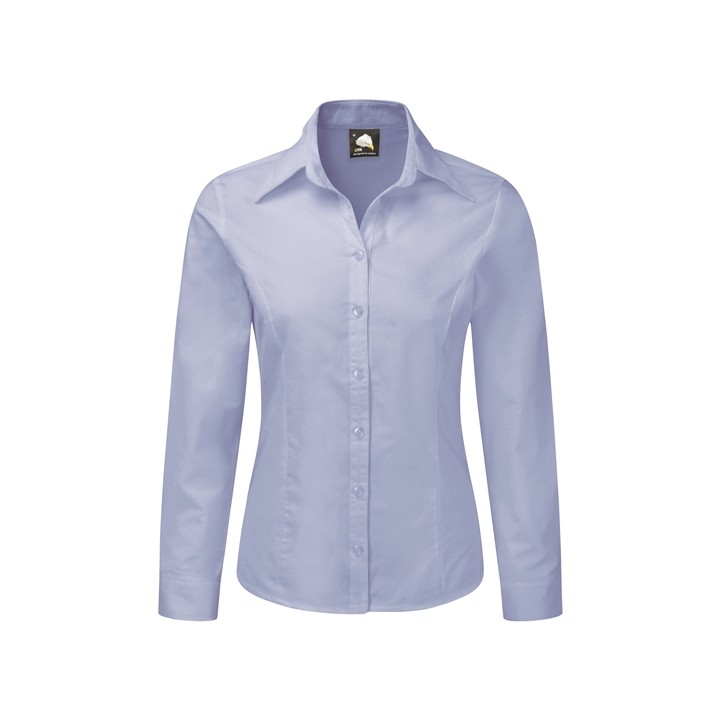 Ladies Essential Oxford S/s Blouse