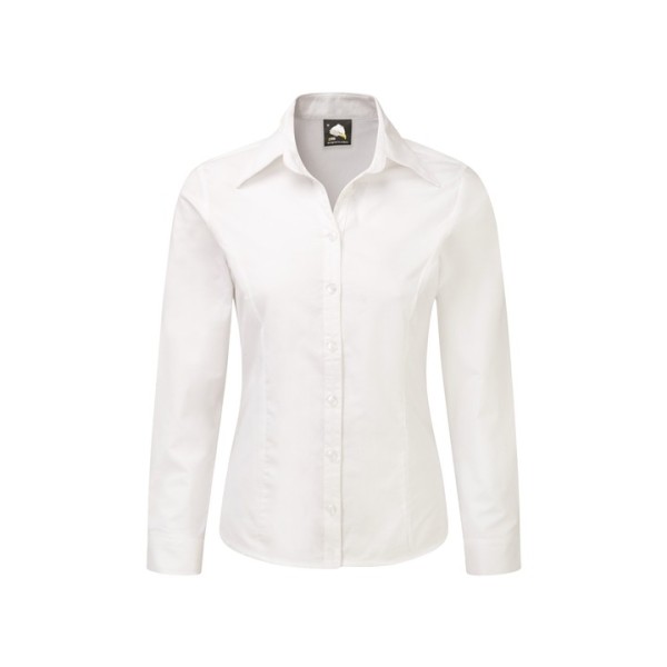 Ladies Essential Oxford S/s Blouse