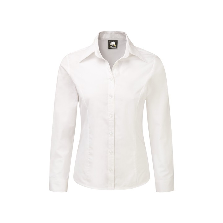 Ladies Essential Oxford S/s Blouse