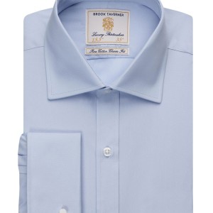 Men's Brook Taverner Chester Classic Fit Shirt Cotton Poplin