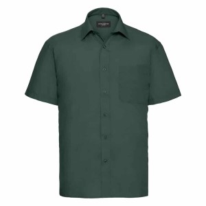 Russell Collection Short Sleeve Easy Care Poplin Shirt
