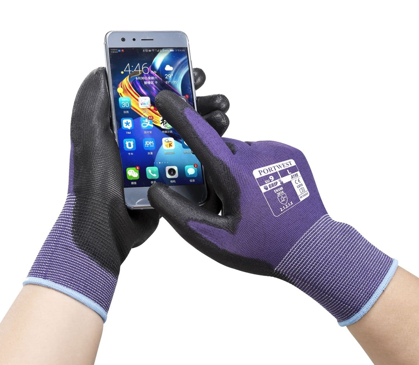 Portwest PU Touchscreen Glove