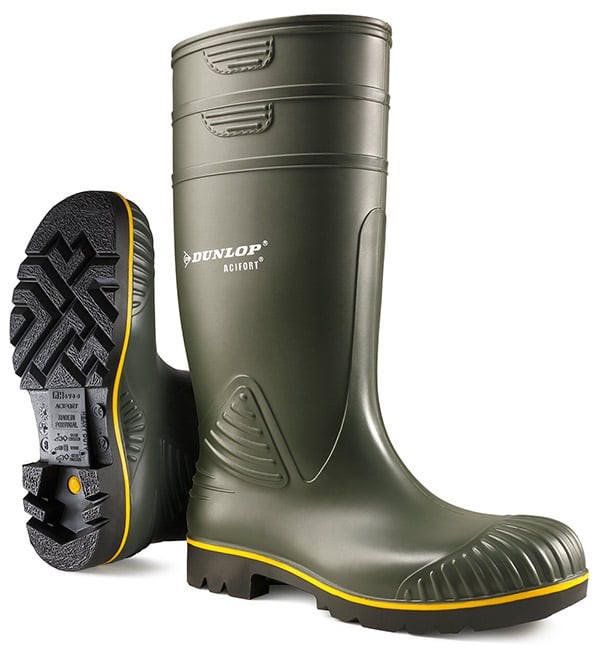 Acifort Heavy Duty Green Wellingtons