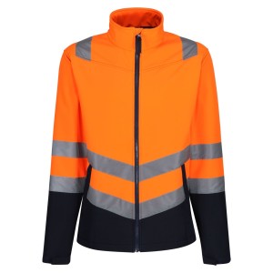 Men's Regatta Pro Hi-Vis Softshell Jacket