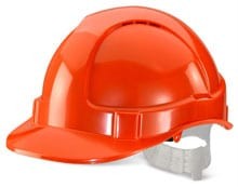 Economy Vented Safety Helmet