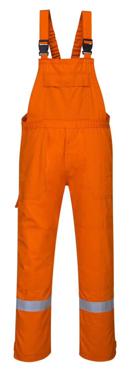 Portwest Bizflame Plus Orange/Navy Bib & Brace