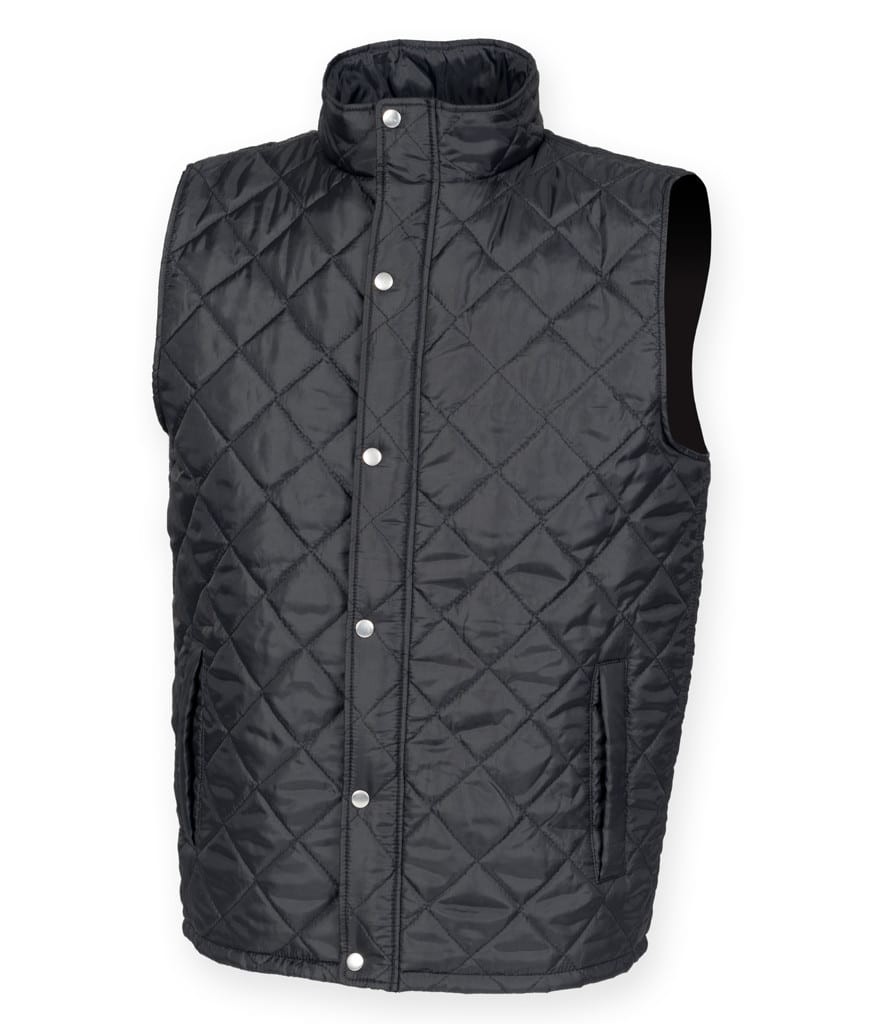 Front Row Diamond Quilted Gilet
