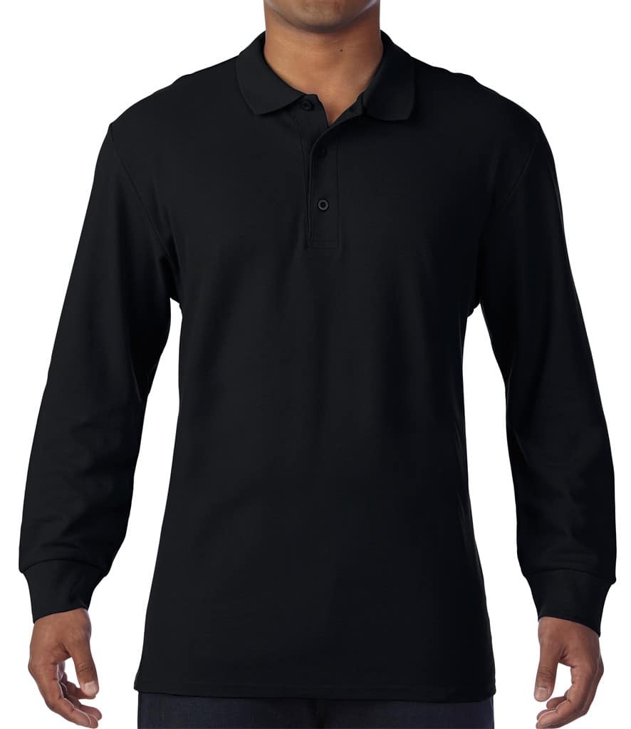 Gildan Long Sleeve Premium Cotton ® Double Pique © Polo Shirt