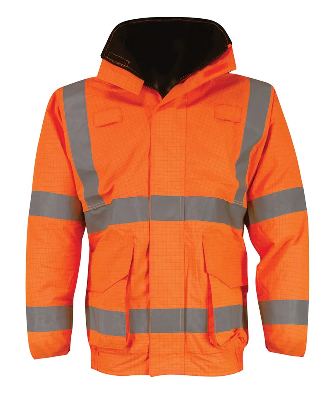 Geyser: Hydra Matrix Bomber Jacket Orange